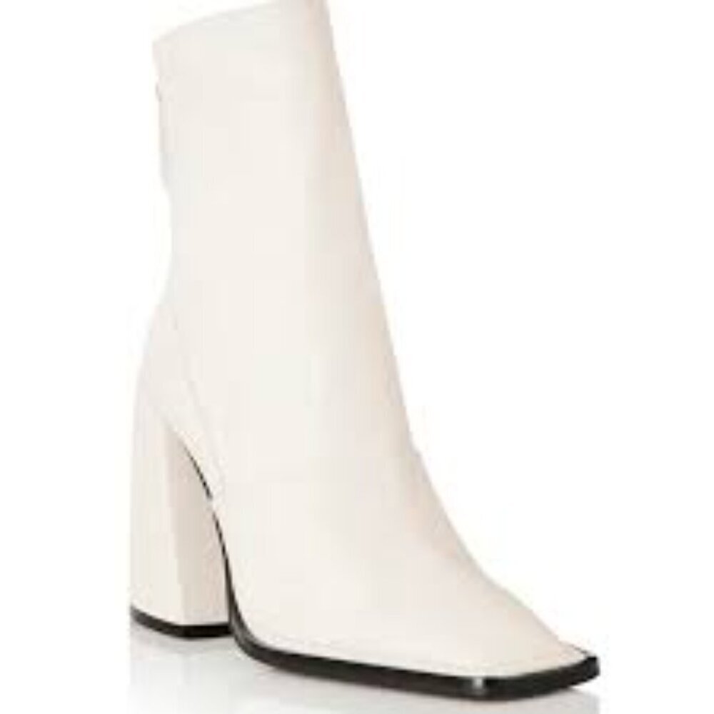 Alias Mae Eden Women's Leather Ankle Zip Block Heel Boots Size 7.5 - Picture 11 of 11